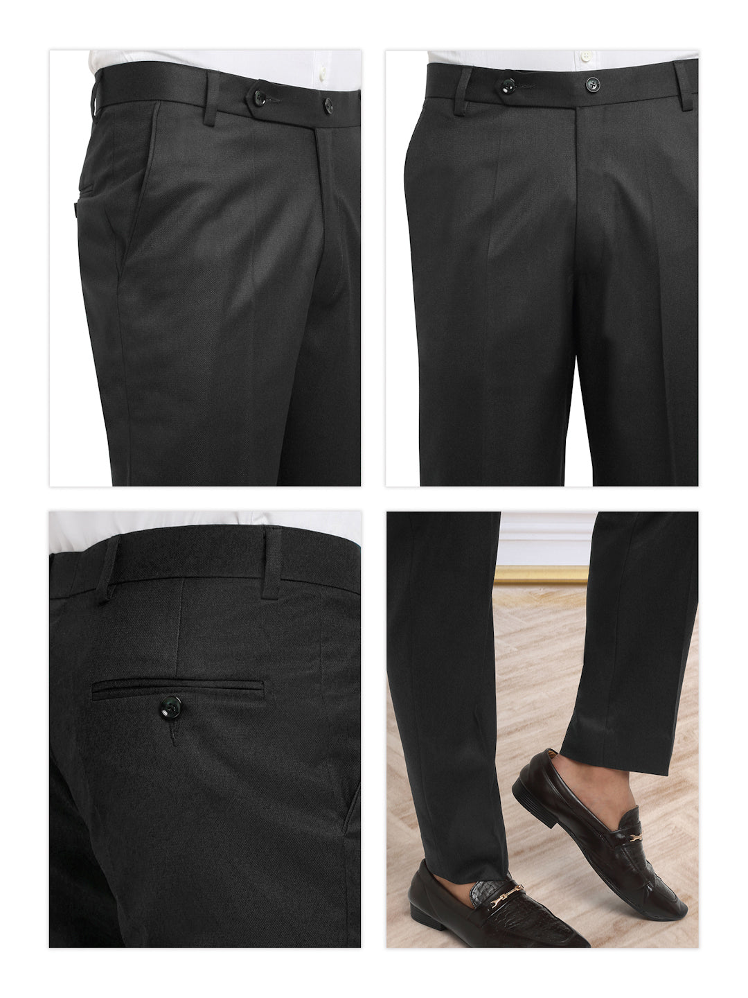 Klotthe Men's Slim Fit Formal Trouser