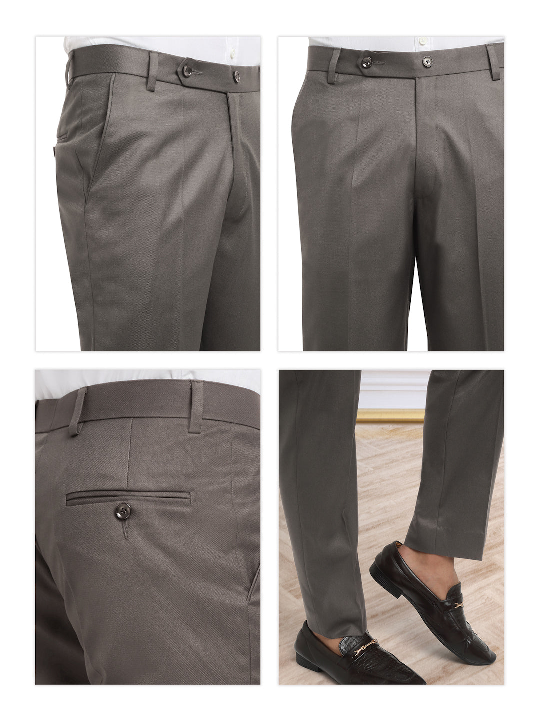 Klotthe Men's Slim Fit Formal Trouser