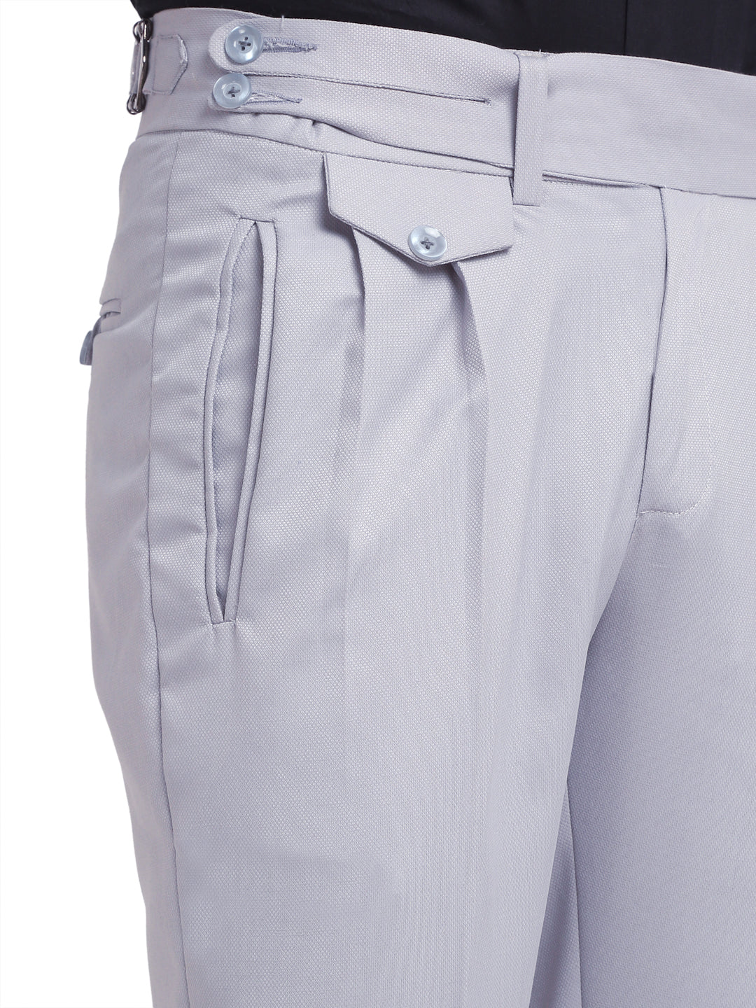 Italian Style Formal Gurkha Pant-Grey