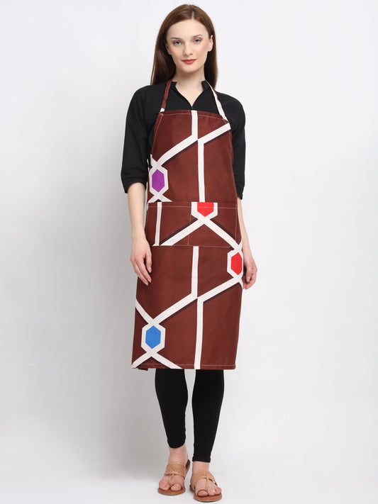 KLOTTHE Multi Polycotton Printed Apron