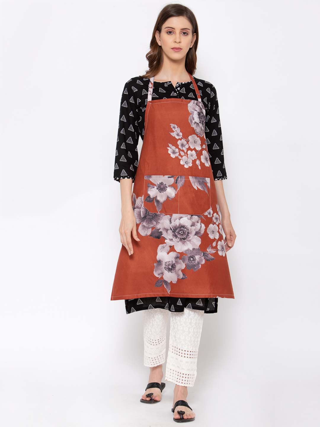 KLOTTHE Multi Cotton Printed Onesize Apron