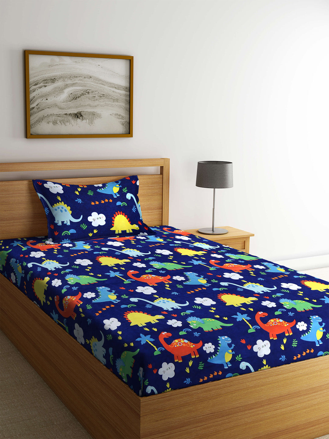 Single bed sheets with pillow cover sale