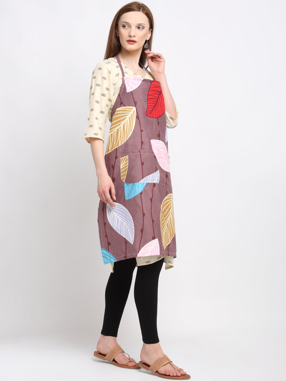 KLOTTHE Multi Polycotton Printed Apron