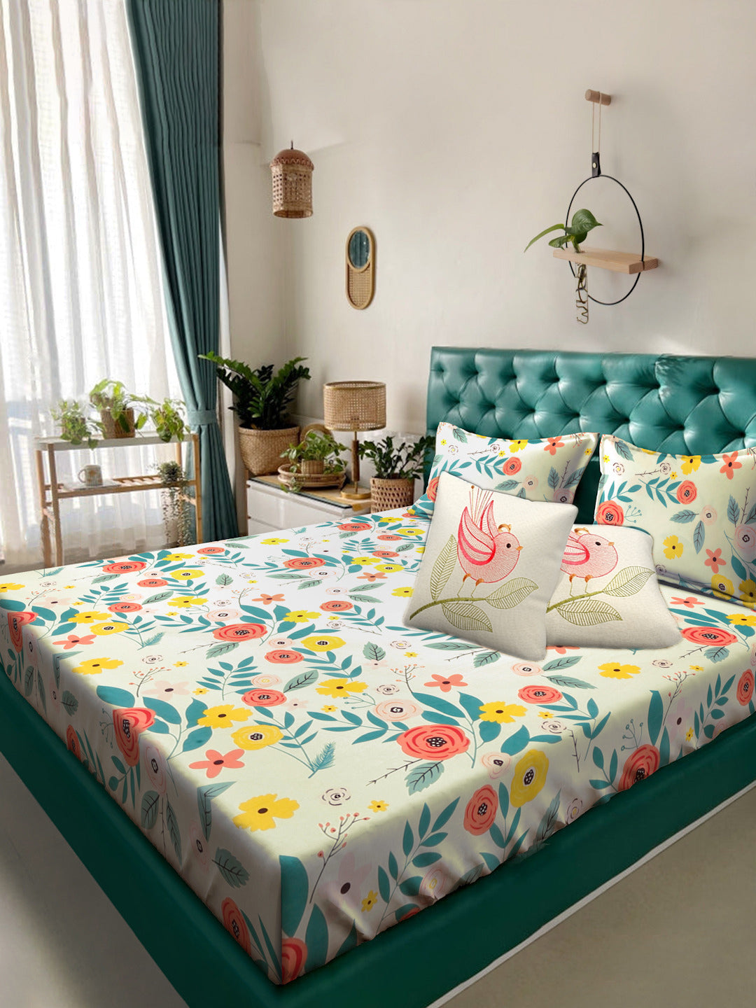 Double bedsheet with 2 hotsell pillow covers