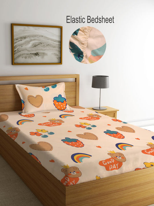 Cartoon single bed sheets online best sale