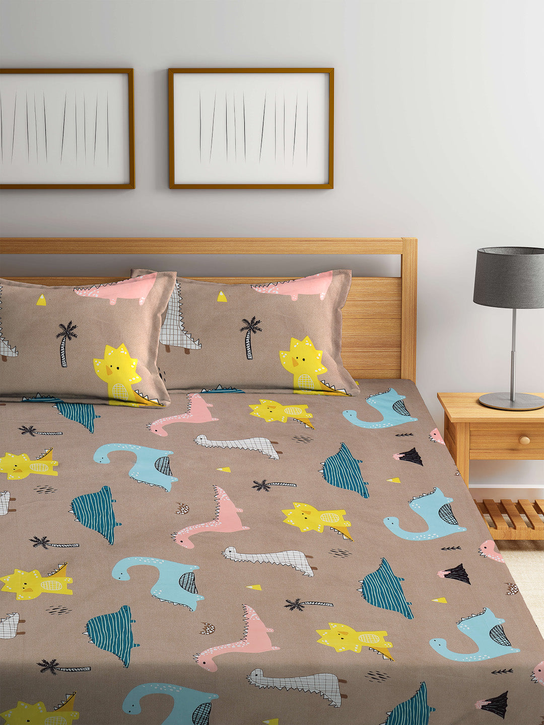 Special Kid's Edition Animal Bed Sheet Set with Two Pillow Covers by KLOTTHE®