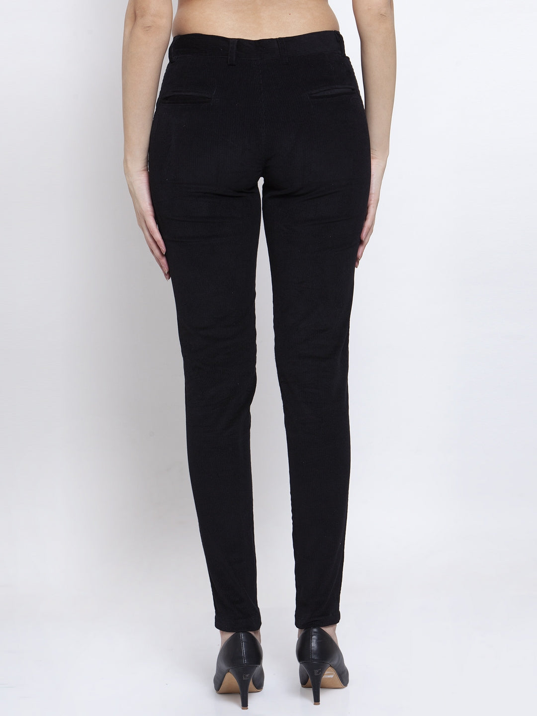 KLOTTHE Black Cotrise Solid Trousers