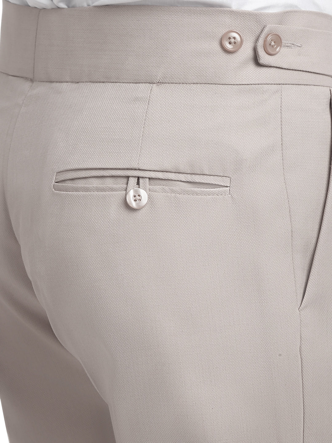 Italian Style Formal Gurkha Pant-Beige