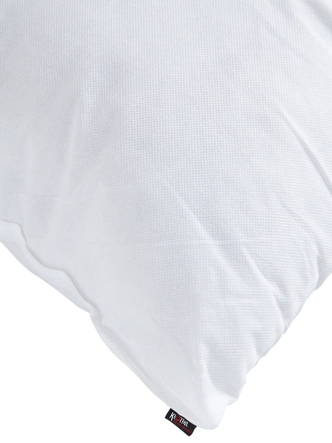 KLOTTHE Set of Five White Poly Cotton Microfibre Cushion Fillers (30X30cm)