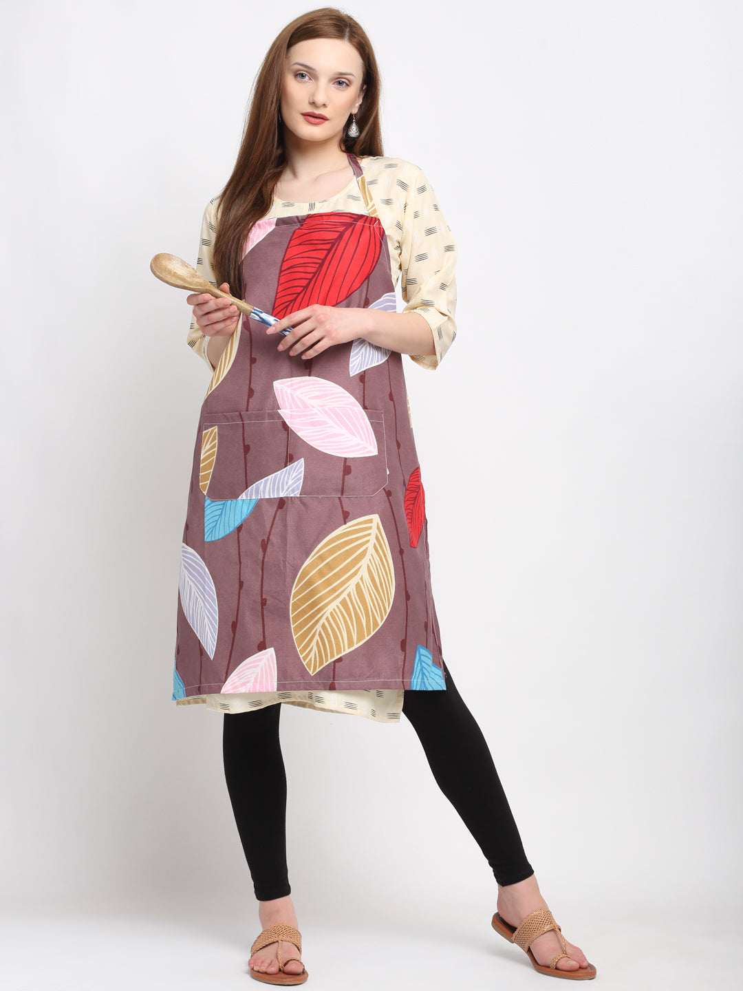 KLOTTHE Multi Polycotton Printed Apron