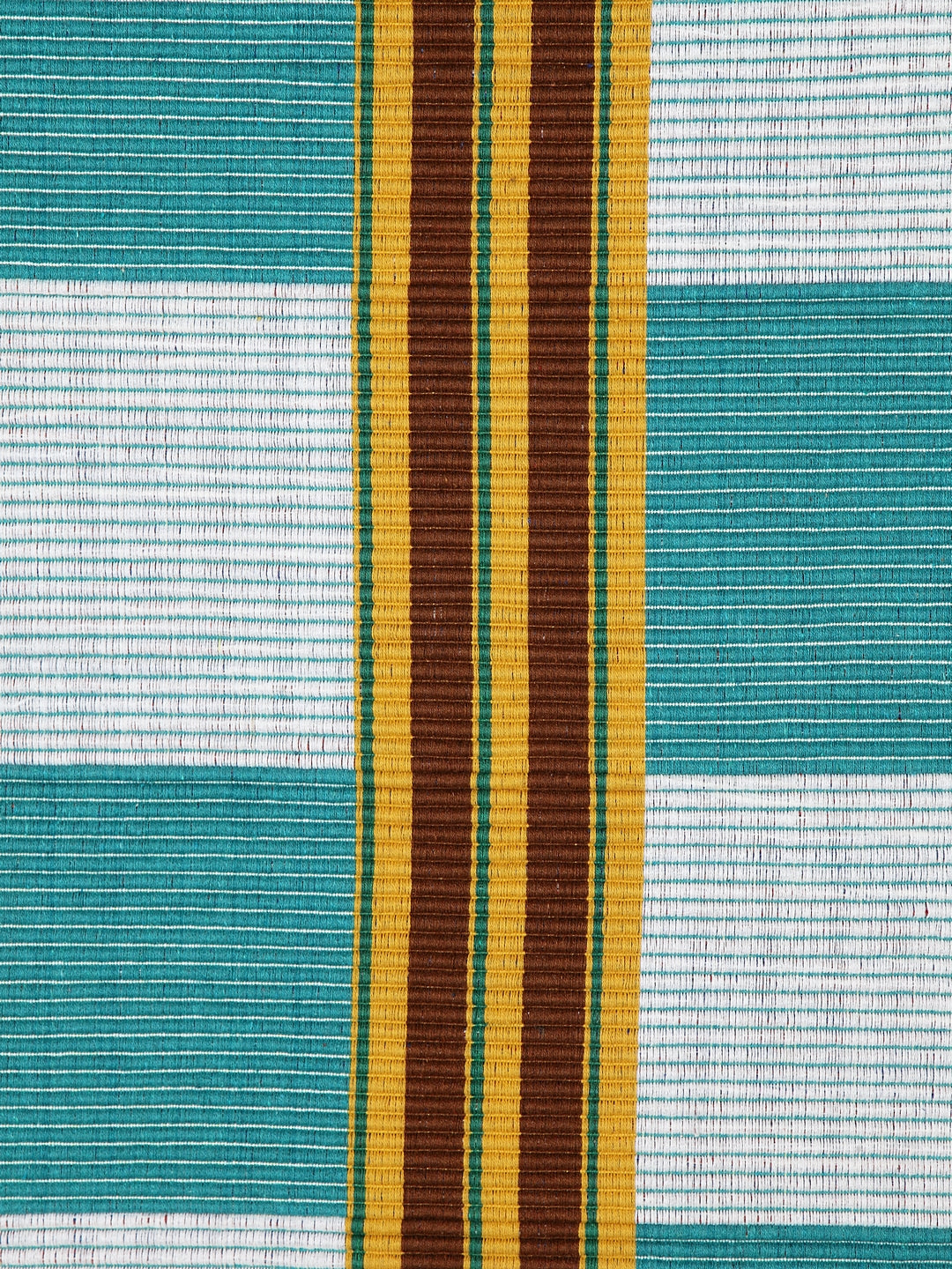 Klotthe Multicolor Striped Cotton Anti-Skid Rugs