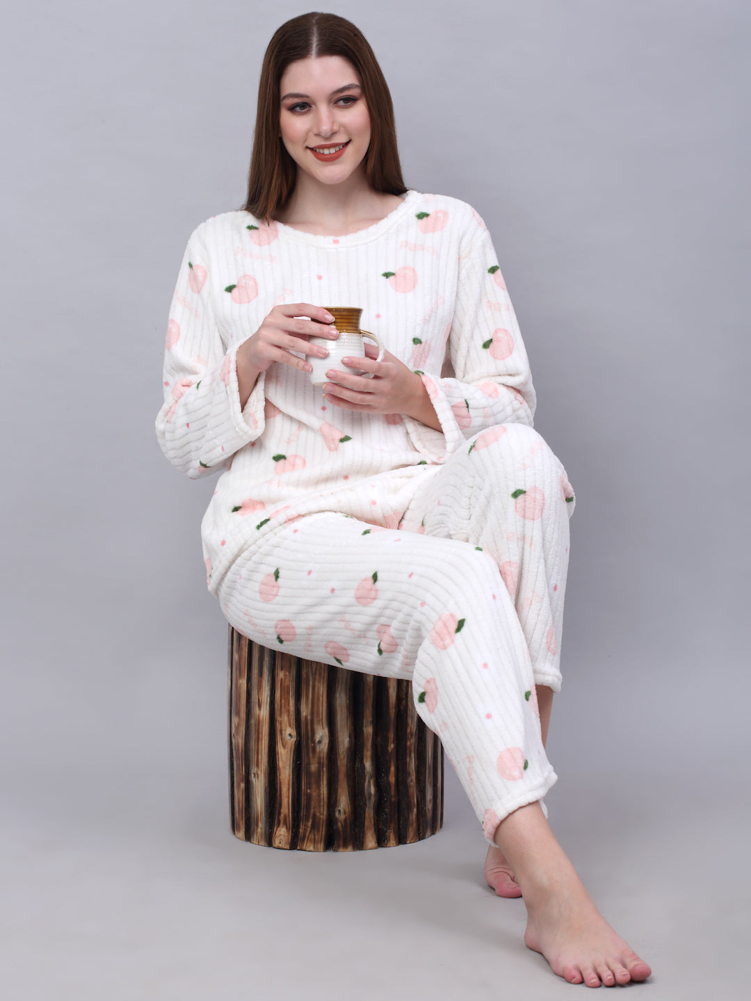 Buy Qlee Women Solid Shirt & Pyjama Set Night Suit For Night Wear