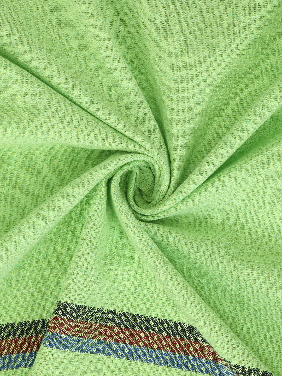 Klotthe Green Cotton Solid Table Cover