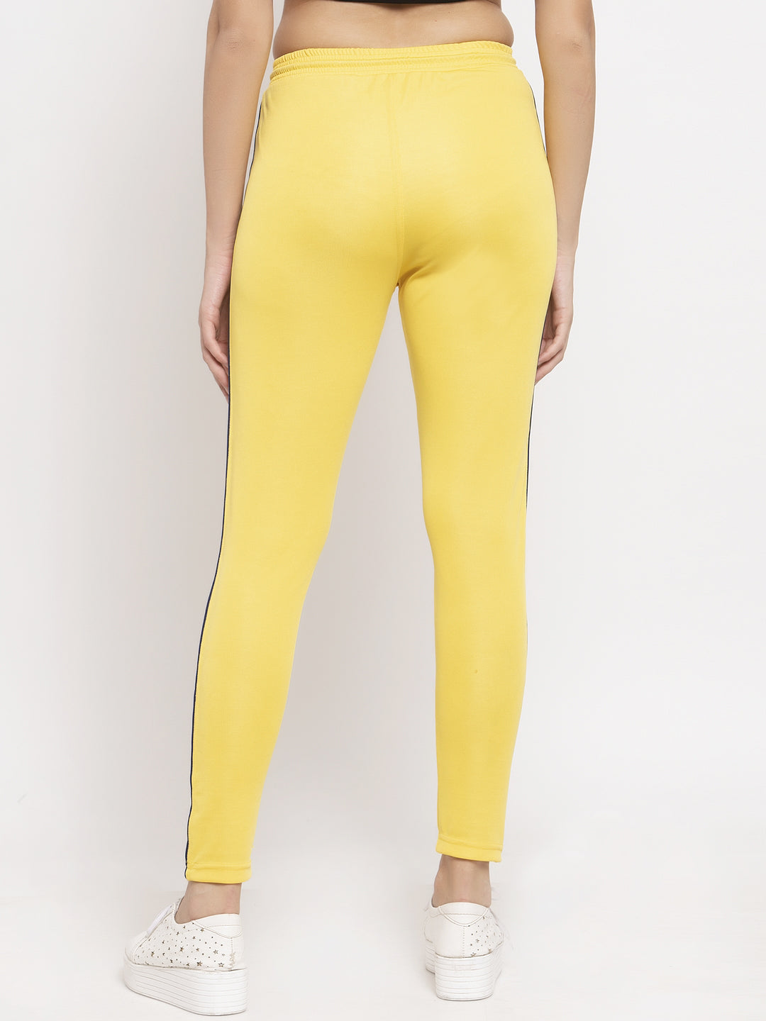 KLOTTHE Women Yellow Casual Track pants