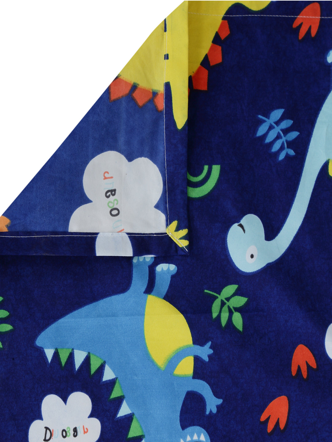 Special Kid's Edition Dinosaur Blue Bed Sheet Set with Pillow Covers by KLOTTHE®