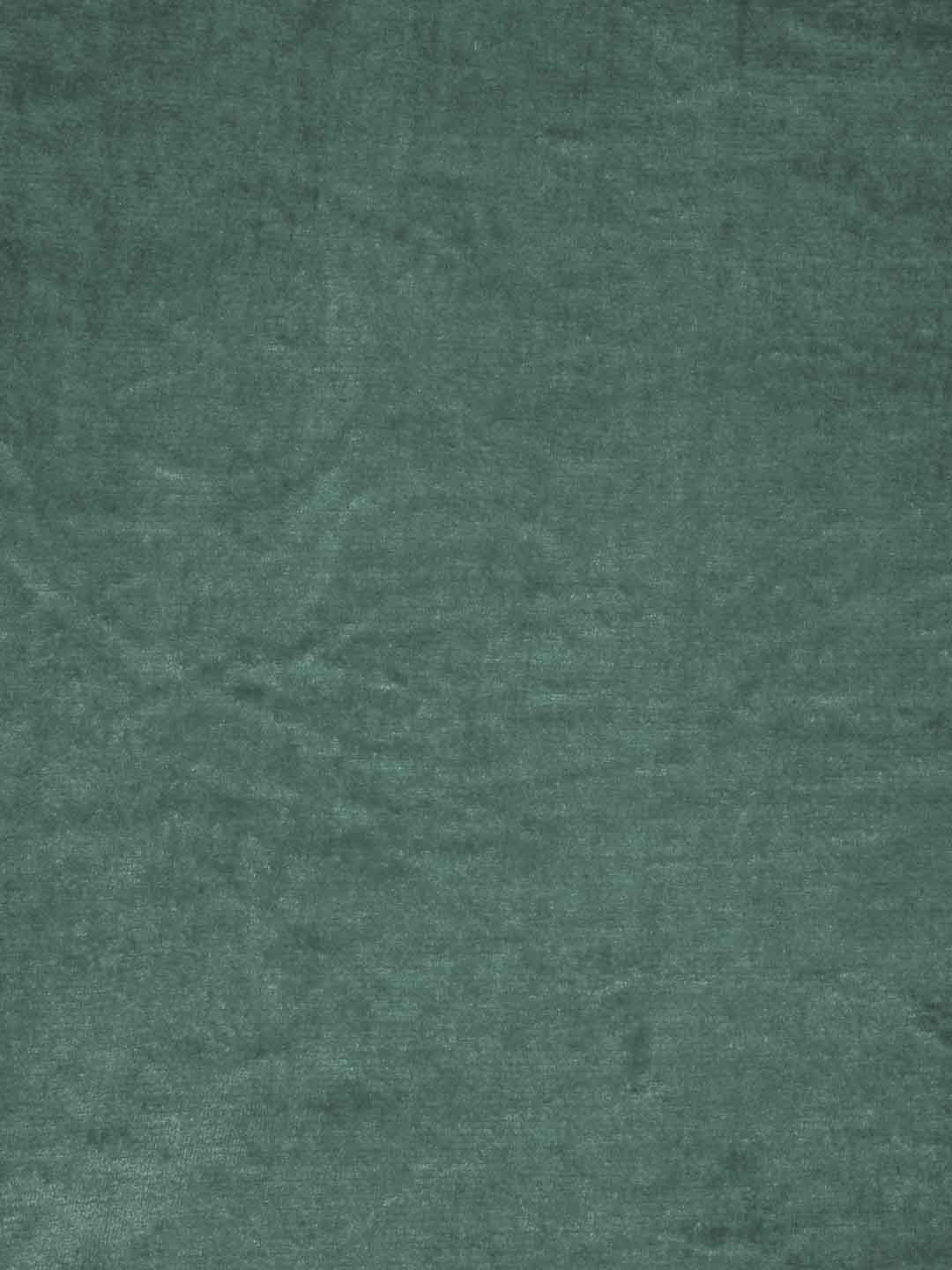 Klotthe Green Solid Woolen Fitted Single Bed Sheet with Pillow Cover