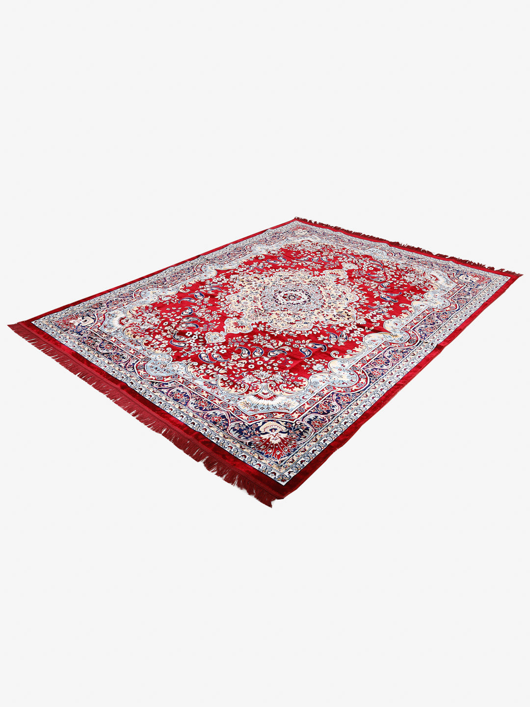 Klotthe Maroon "250X200 cm" Floral Carpet