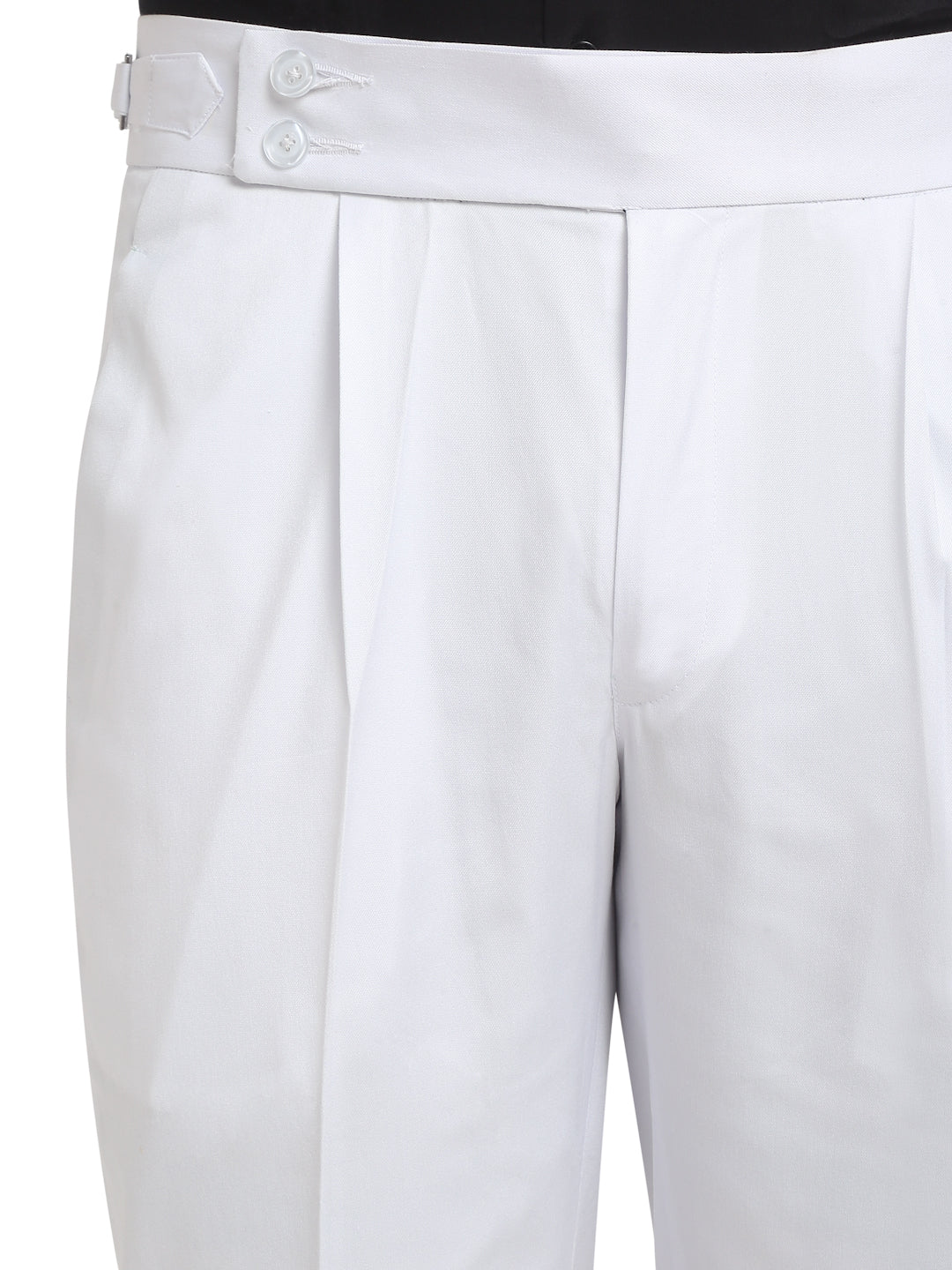 Italian Style Formal Gurkha Pant-White