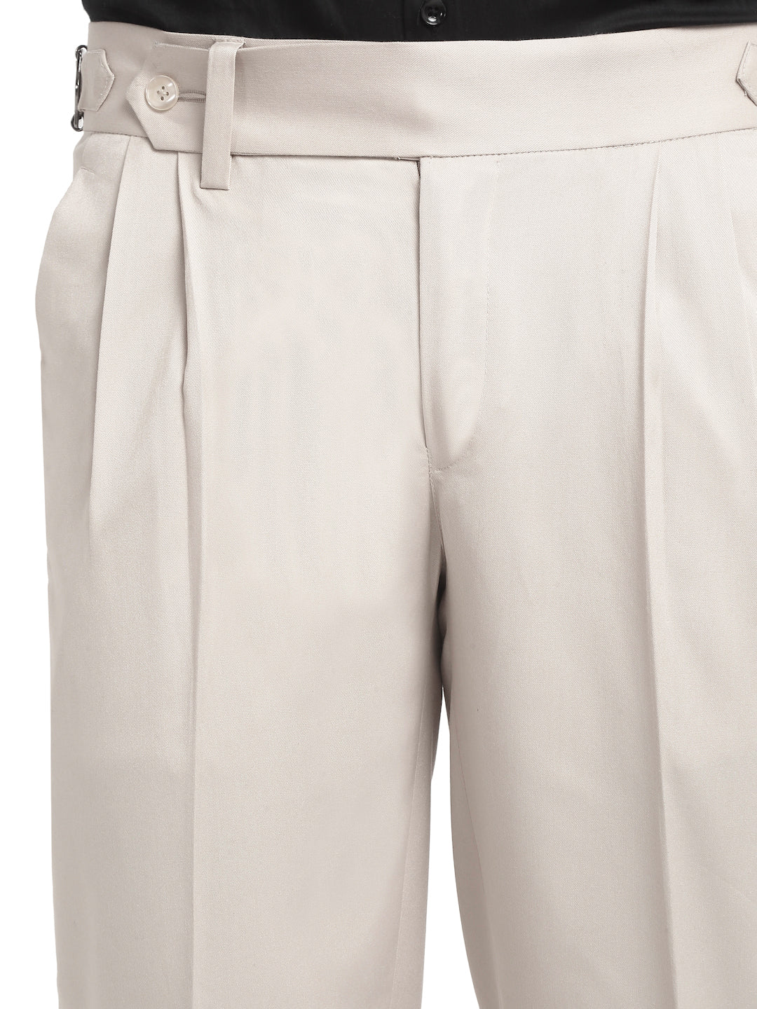 Italian Style Formal Gurkha Pant-Cream