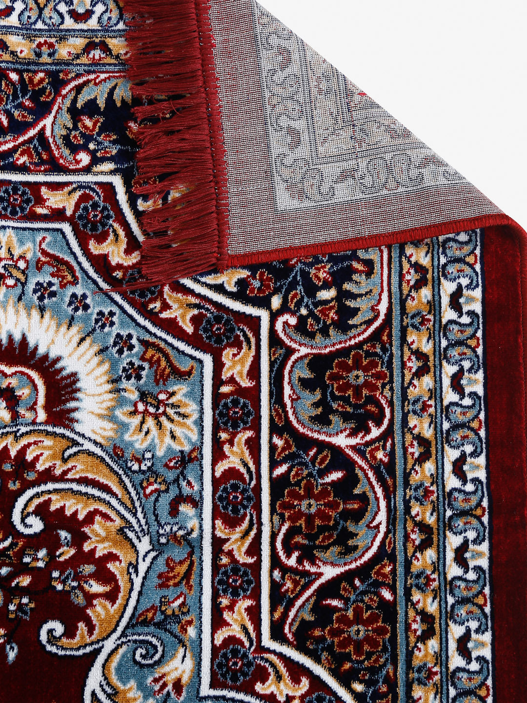 Klotthe Maroon "250X200 cm" Floral Carpet