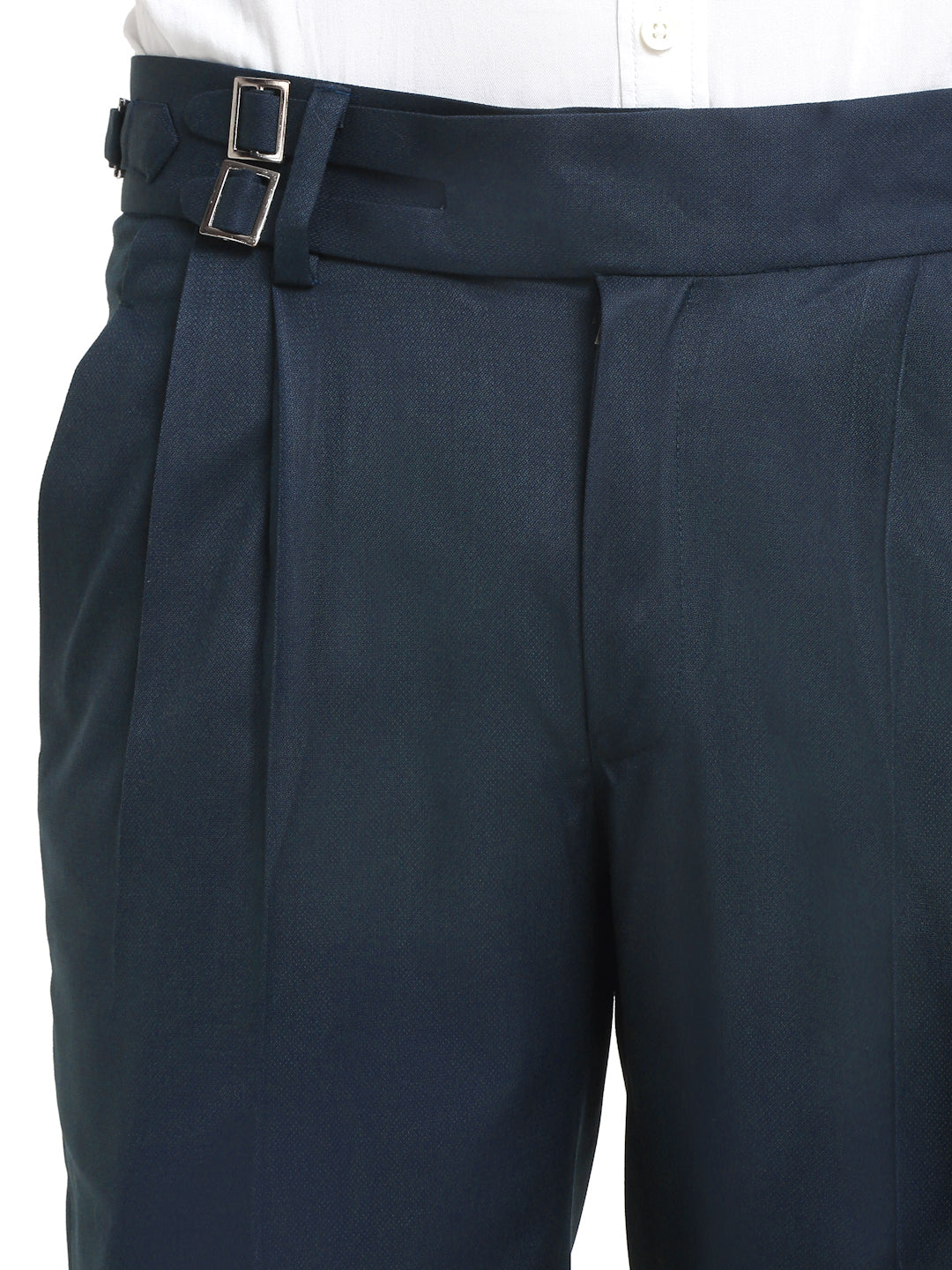 Italian Style Formal Gurkha Pant-NavyBlue