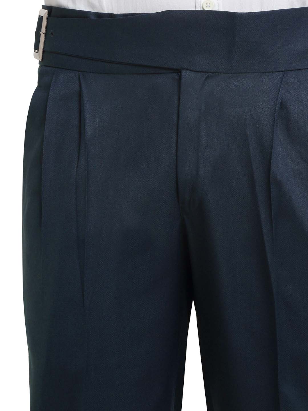 Italian Style Formal Gurkha Pant-NavyBlue