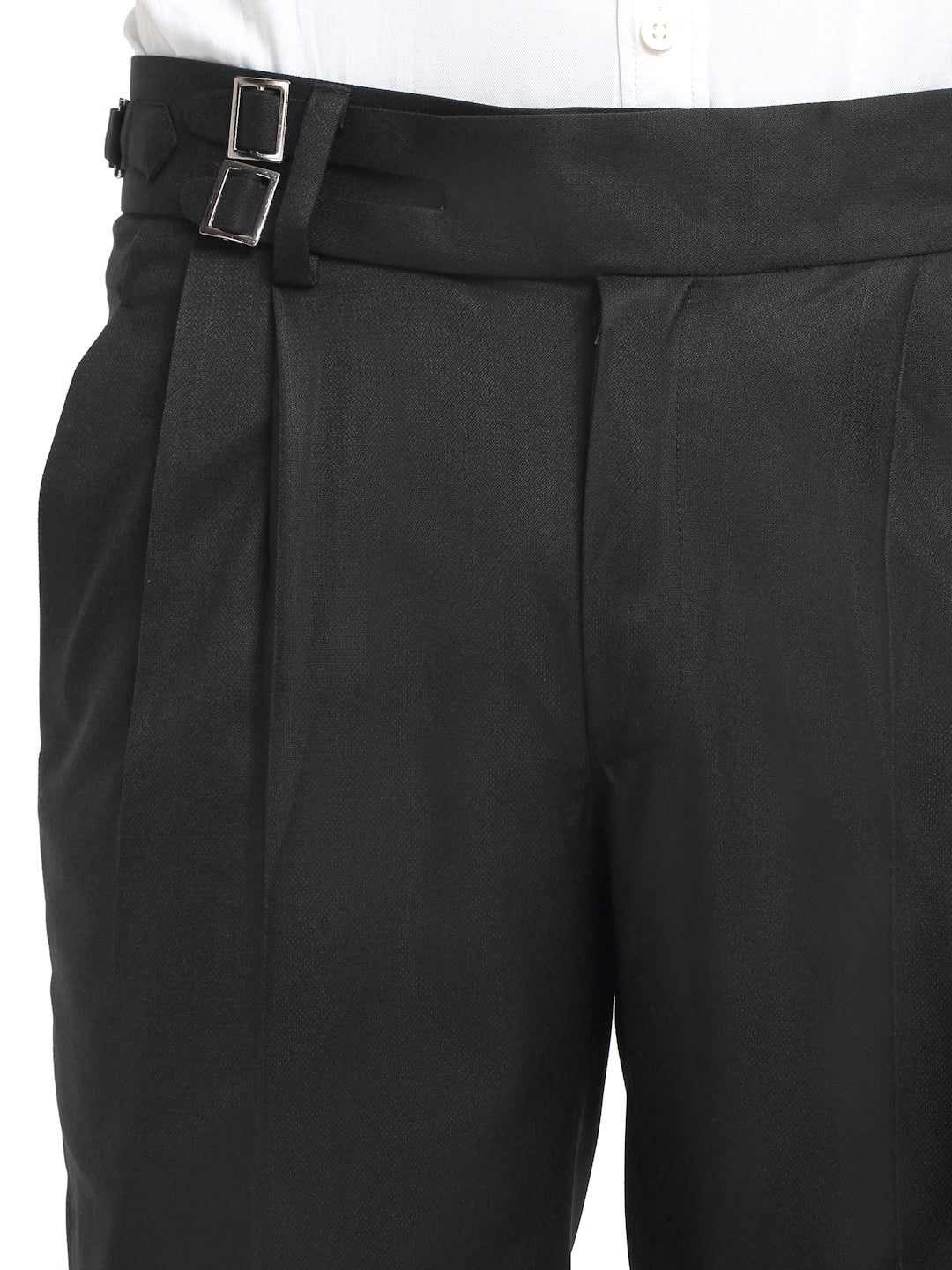 Italian Style Formal Gurkha Pant-Black