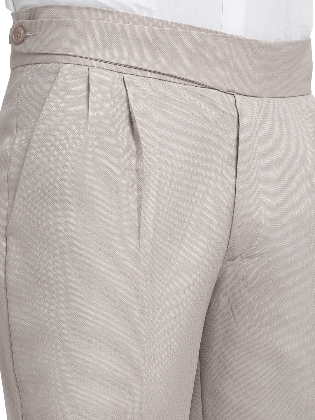 Italian Style Formal Gurkha Pant-Beige