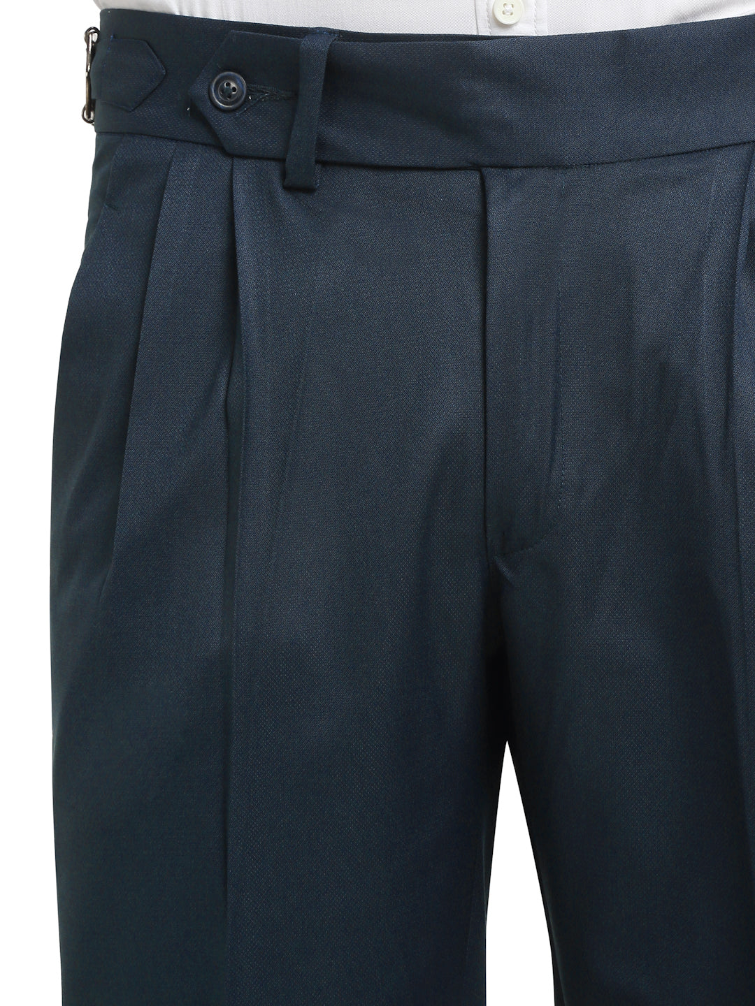 Italian Style Formal Gurkha Pant-NavyBlue