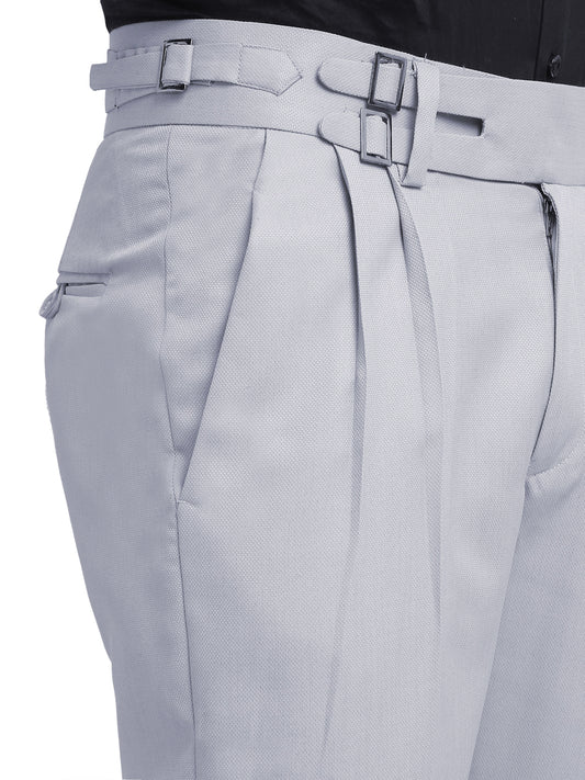 Italian Style Formal Gurkha Pant-Grey