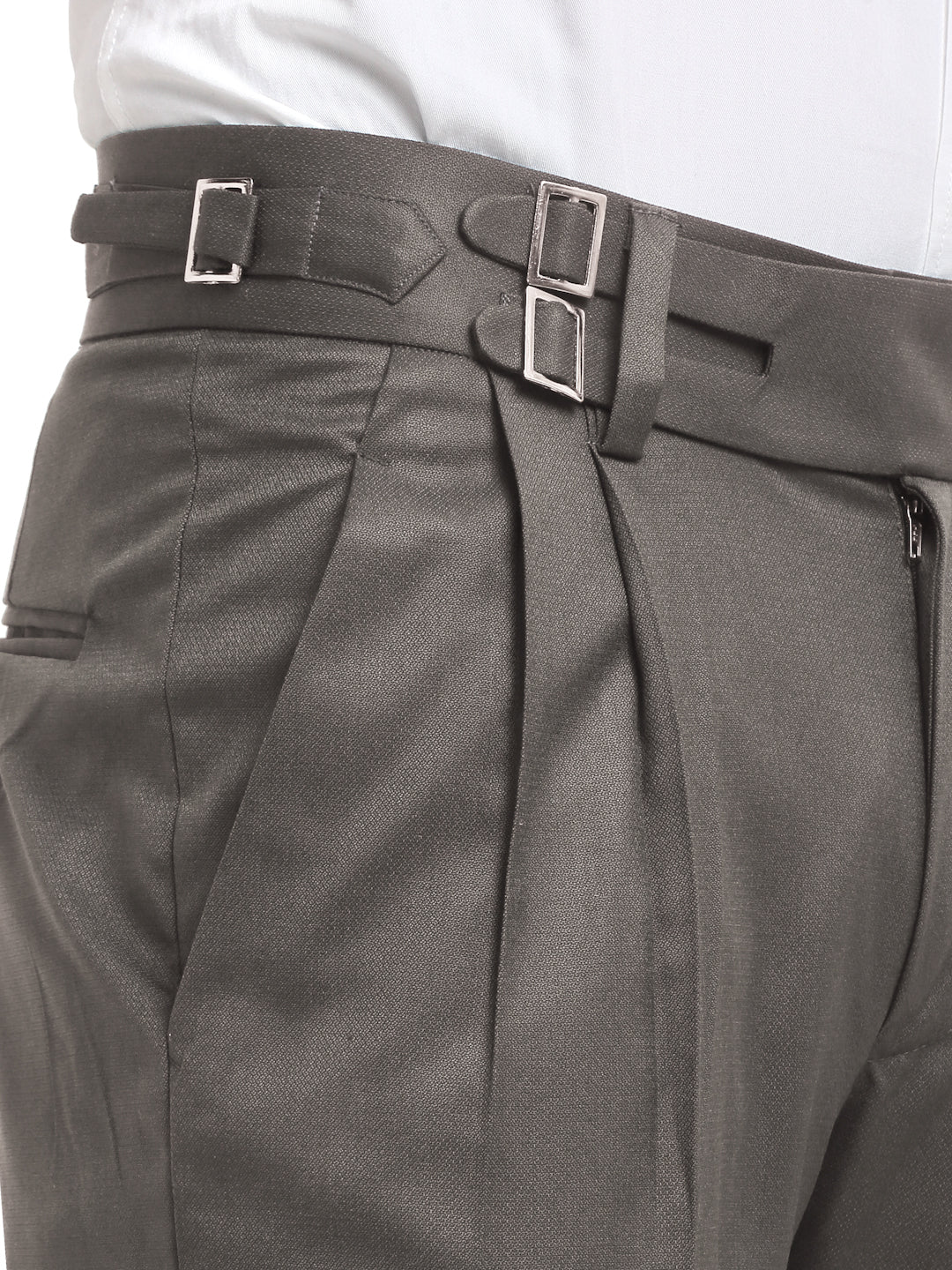 Italian Style Formal Gurkha Pant-Brown