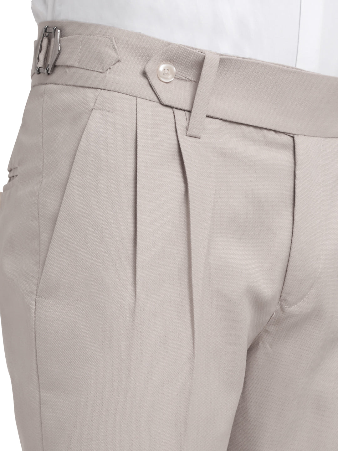 Italian Style Formal Gurkha Pant-Beige