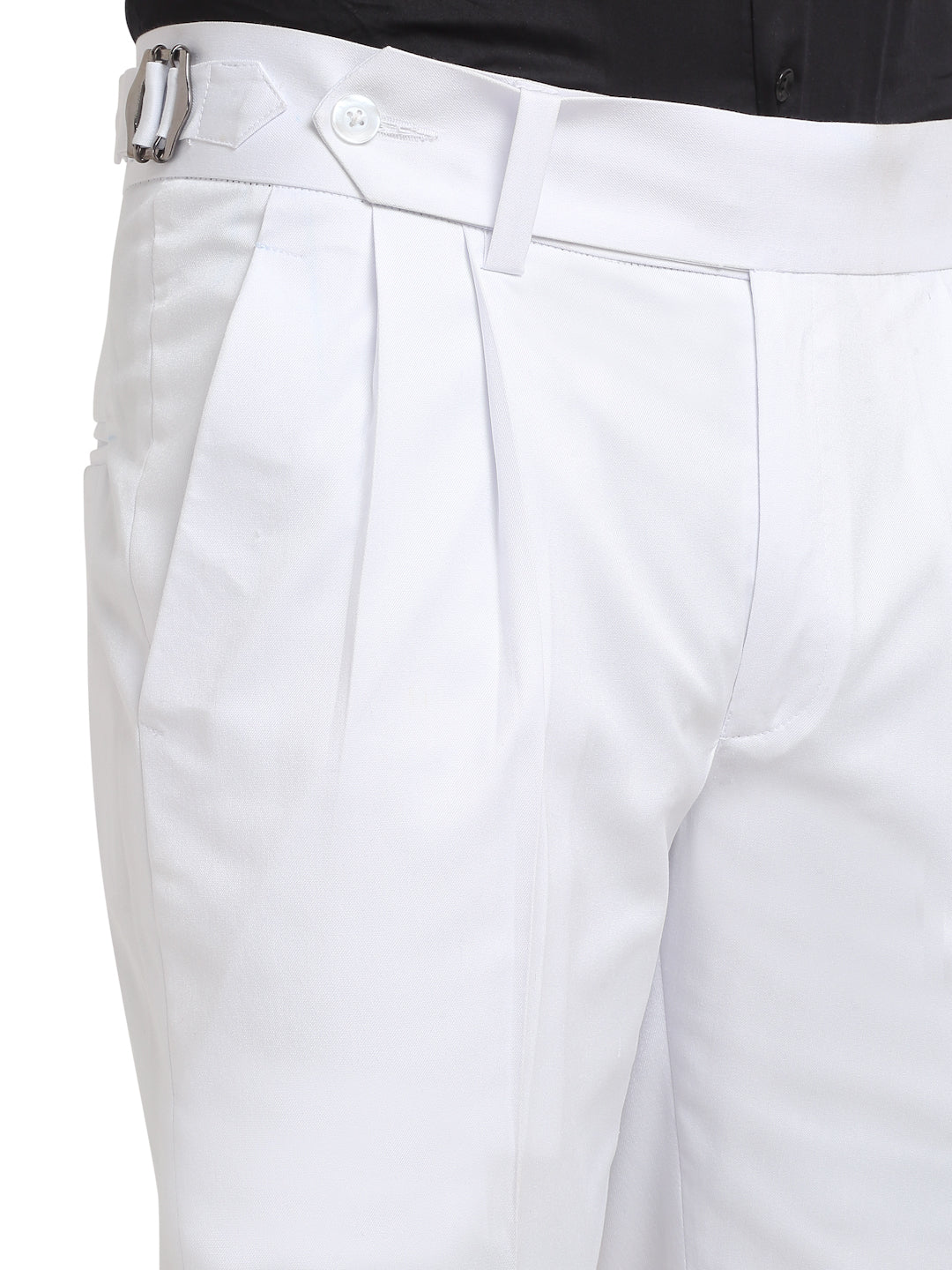 Italian Style Formal Gurkha Pant-White