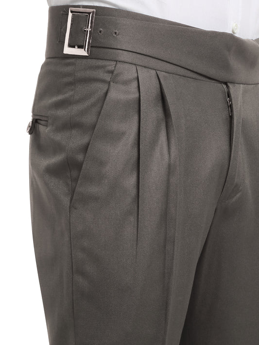 Italian Style Formal Gurkha Pant-Brown