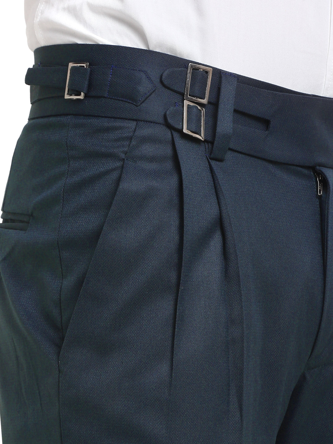 Italian Style Formal Gurkha Pant-NavyBlue