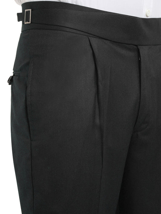 Italian Style Formal Gurkha Pant-Black